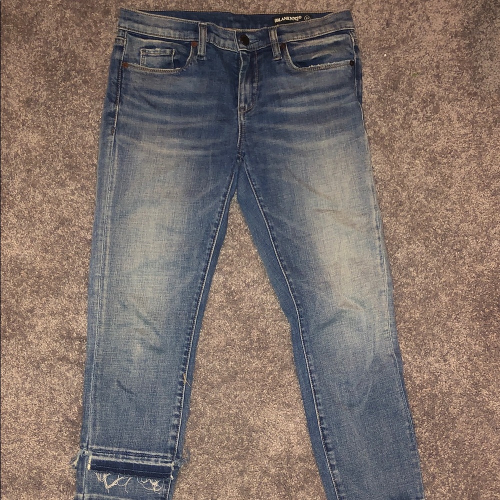 Skinny jean with release hem-never worn!